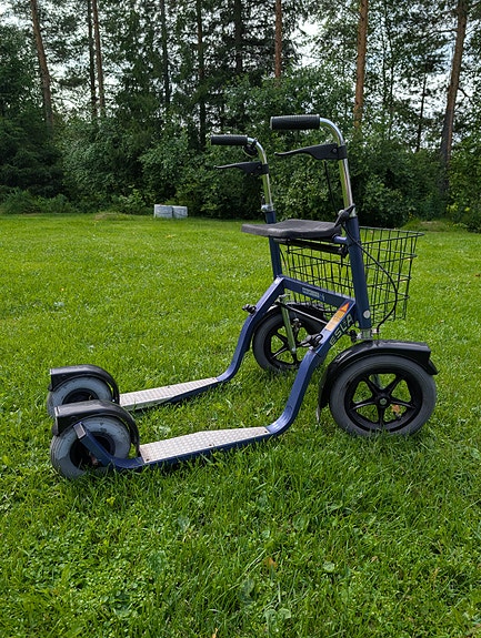 Esla City 3600  potkupyörä/rollaattori sininen