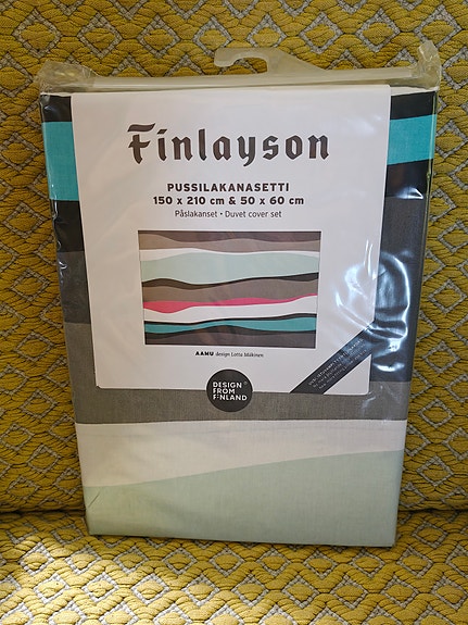 Finlayson pussilakana ja tyynyliina