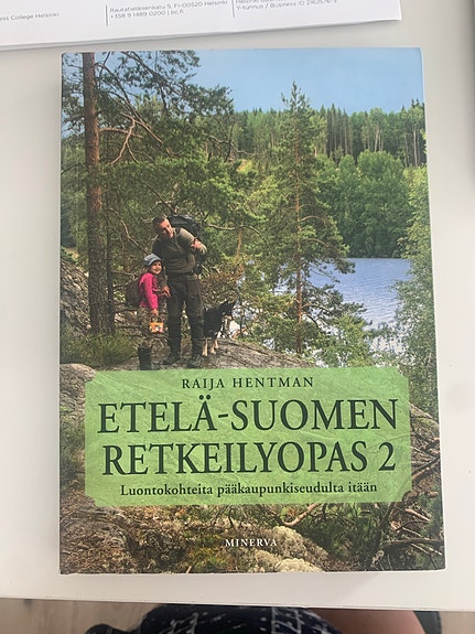 Raija Hentman Etelä-Suomen retkeilyopas 2 kirja
