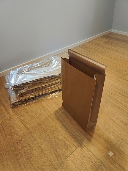 Ruskeat paperipussit / postituspussit 120 kpl