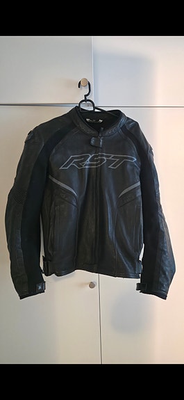 RST nahka-ajopuku XL/L ja RST S1 -ajosaappaat (koko 44)