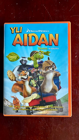 Yli aidan -elokuva DVD