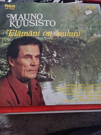 Mauno Kuusisto LP-levy "Elämäni on lauluni"