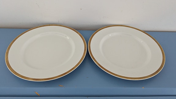 Arabia Lady Salaattilautanen / Alkuruokalautanen (2kpl, 1967-1971 Esteri Tomula)