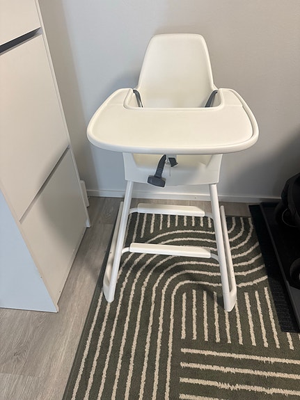 IKEA langur syöttötuoli valkoinen