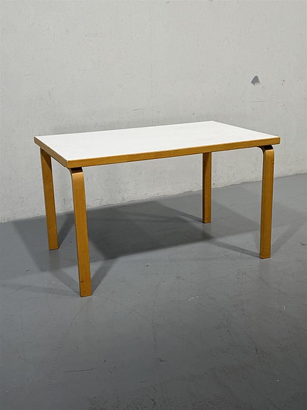 Artek ruokapöytä 81B 120x75 valkoinen laminaatti