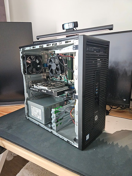 HP pöytätietokone i5-6500, GTX 1650, 8 GB DDR4 RAM