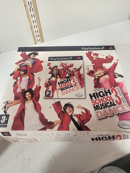 PlayStation 2 High School Musical 3 Senior Year Dance peli ja tanssimatto