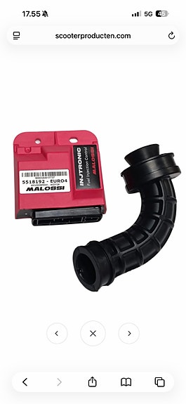 Malossi Injektor Controller -yksikkö ja imukaari