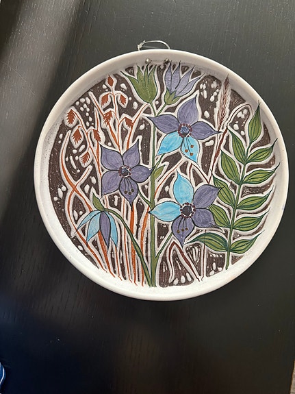 Kupittaan Savi seinälautanen 24cm