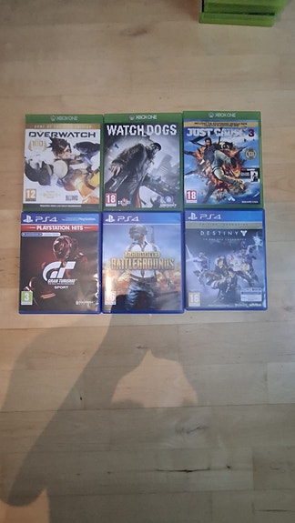 Ps4 ja Xbox One pelejä