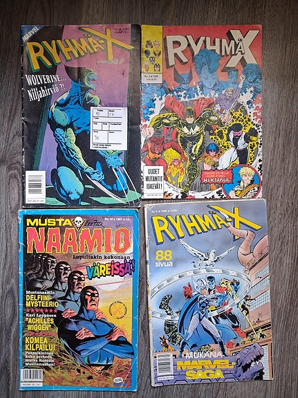 Mustanaamio,X-men yms..