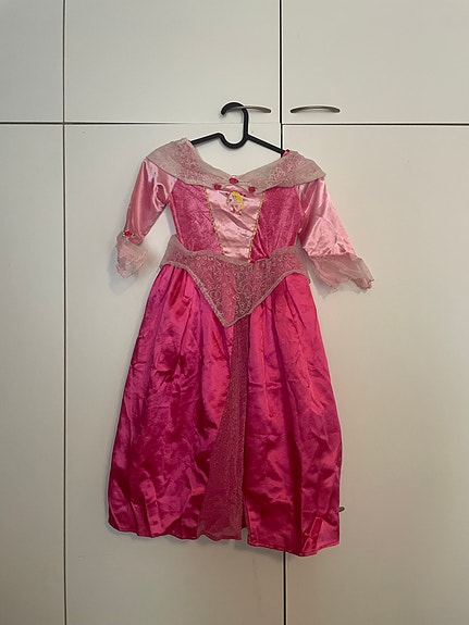 Disney prinsessamekko vaaleanpunainen 122-128