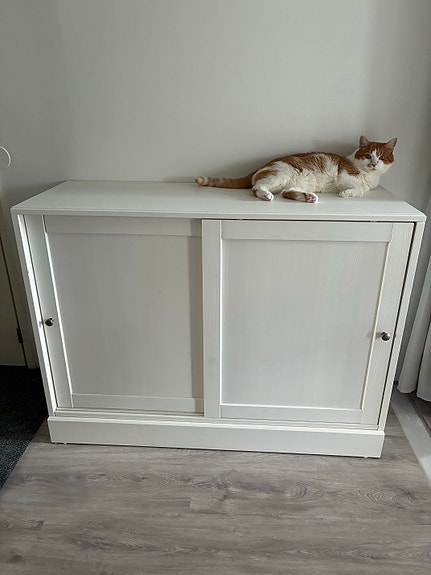 Ikea Havsta valkoinen senkki