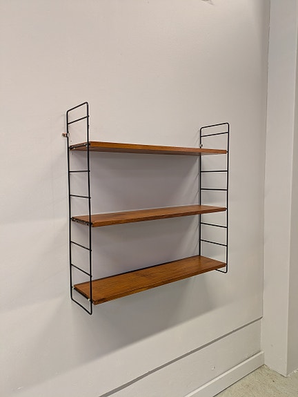 Teak kirjahylly 60-luku