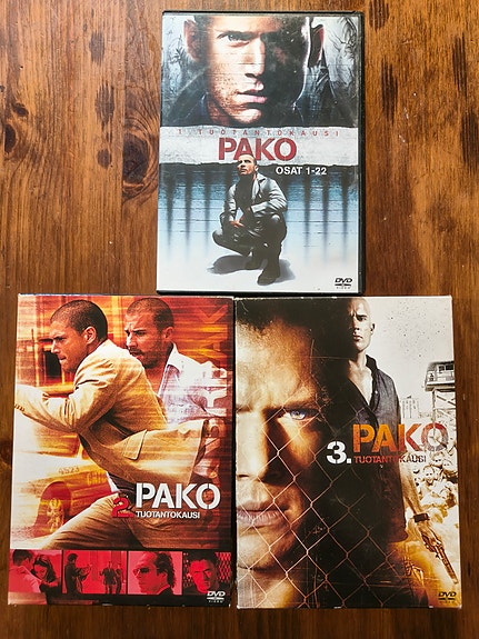 Pako kaudet 1–3