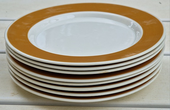 Arabia Aprikoosi lautaset 17 cm