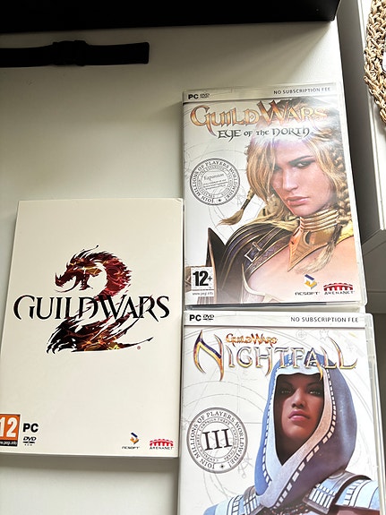 Guild Wars -pelipaketti PC:lle (Guild Wars 2, Nightfall & Eye of the North)