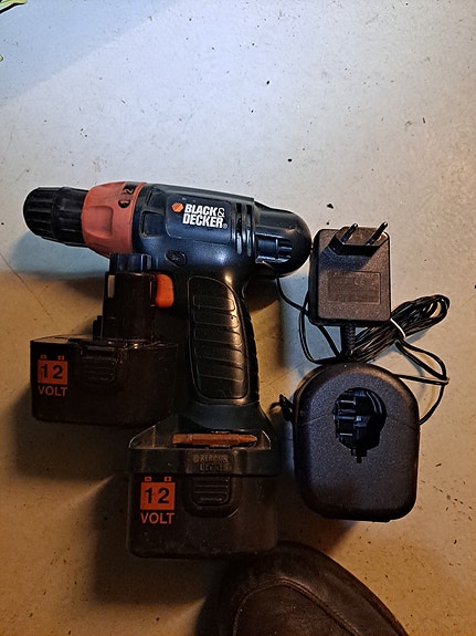 Black & Decker 12V akkuporakone