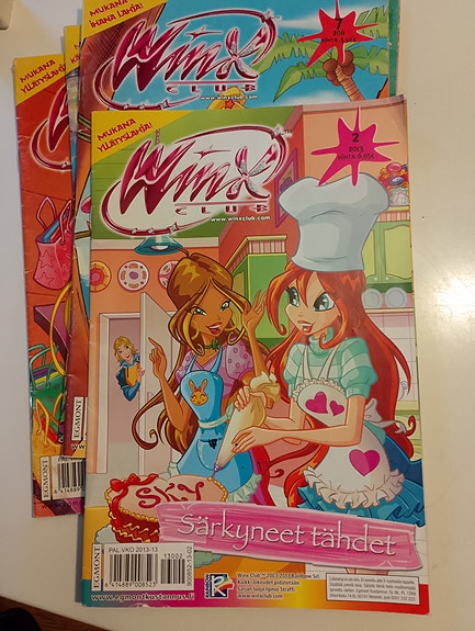 Winx Club sarjakuvalehdet 5kpl