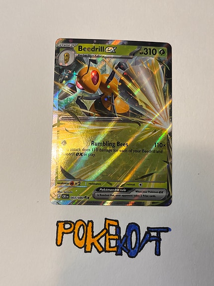 Pokemon-kortit Durant EX ja Beedrill EX