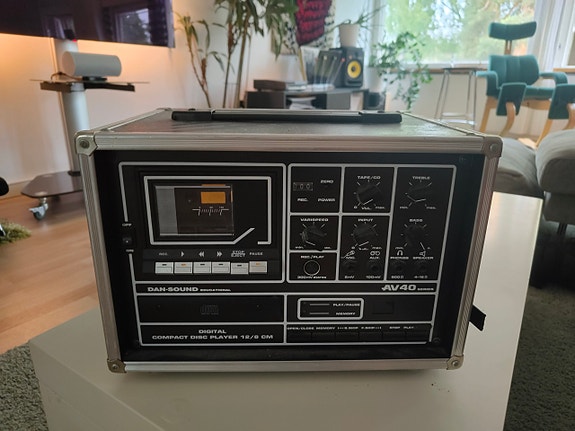 Dan Sound AV40 CD & kasettisoitin