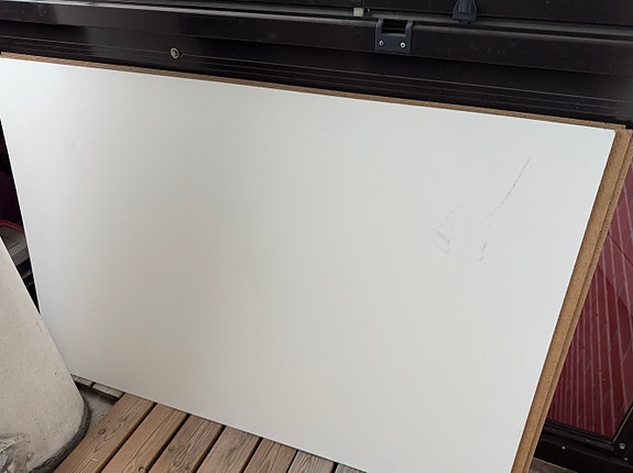 Valkoinen levy 1200x800x3mm