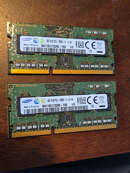 Samsung SO-DIMM 4GB RAM-muisti kannettavaan (2 kpl)