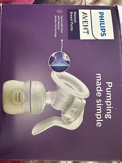 Unused Philips Avent Manual BreastPump(Natural Motion )negotiable price