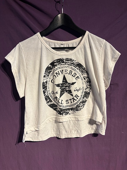 Converse All Star t-paita S valkoinen