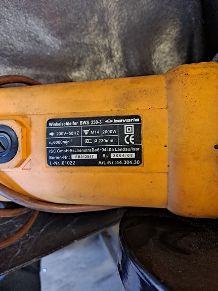 Einhell BWS 230-3 kulmahiomakone 230mm 2000W