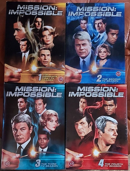 Mission: Impossible tv-sarja kaudet 1–4 DVD-boksi