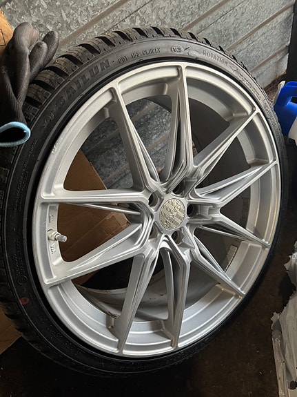 Haxer 19” 5x108 wheels with new winter tires