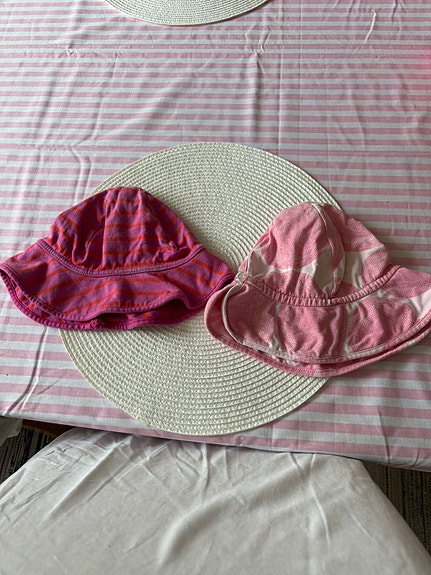 Marimekko lasten lierihattu koko 100 vaaleanpunainen tytöille