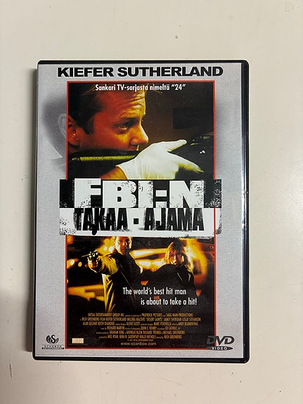 FBI:n takaa-ajama DVD-elokuva Kiefer Sutherland