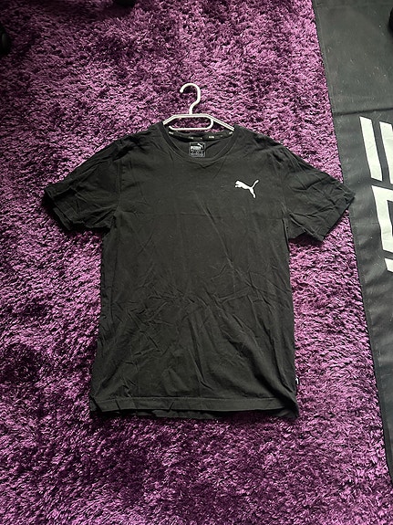 Puma musta t-paita koko M