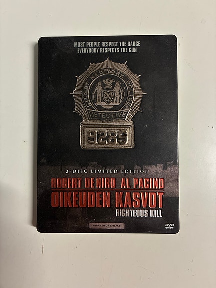 Oikeuden kasvot / Righteous Kill 2-disc limited edition DVD