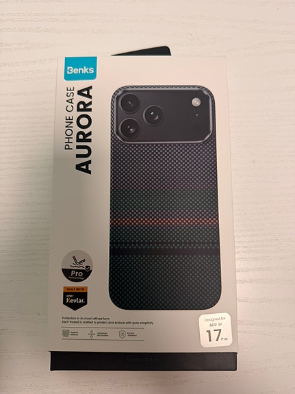 Benks Aurora ArmorPro suoja iPhone 17 Pro puhelimelle