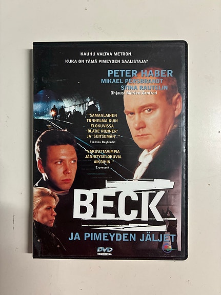 Beck ja pimeyden jäljet DVD-elokuva