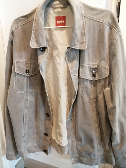 Hugo Boss mokkanahkainen takki, koko L