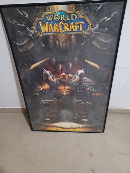 World of Warcraft juliste kehystetty