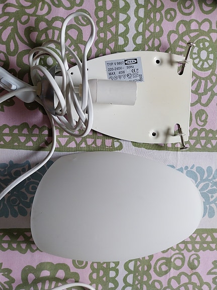 IKEA seinävalaisin valkoinen