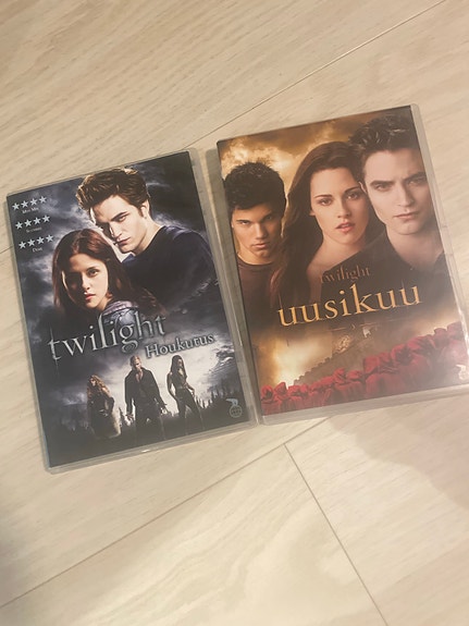 Twilight ja Uusikuu DVD-elokuvat