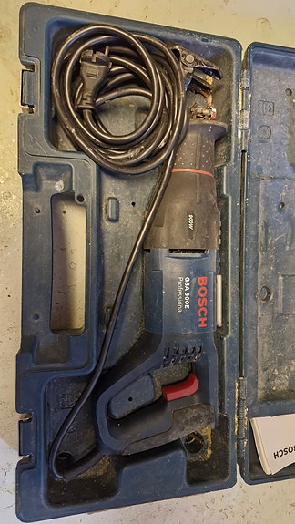 Bosch GSA 900 E pistosaha