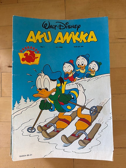 Aku Ankka -lehtiä 1996