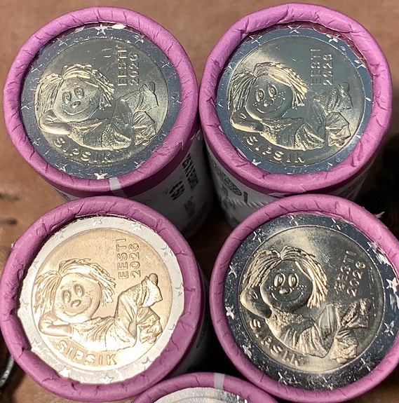 2 euro Viro 2026 Rulla "Sipsik"