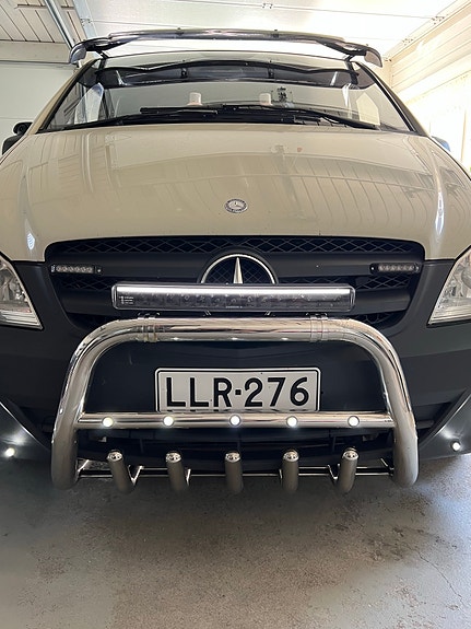 Vito w639 facelift valorauta + lisävalo