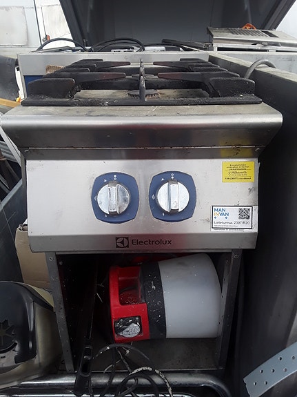 Metos WD-6 astianpesukone, Electrolux kaasuliesi,  lämpöhaude, kahvinkeitin,