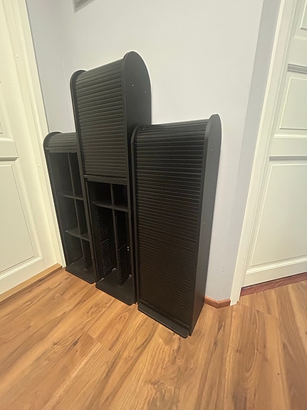 3 kpl IKEA CD (160+120+120) = 400 kpl rulo-ovikaapit musta
