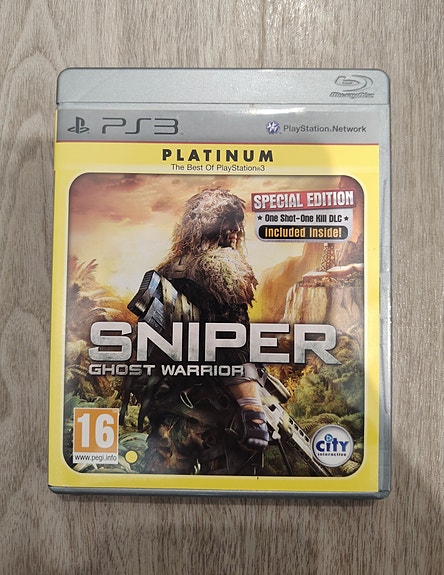 Sniper Ghost Warrior PS3 peli platinum